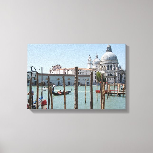 Vacaciones en Venecia paisaje lienzo (Anverso)