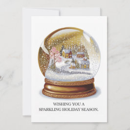 Vacaciones espumosas - Tarjeta de Navidades