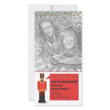 Vacaciones felices de nutcracker, plantilla de tar