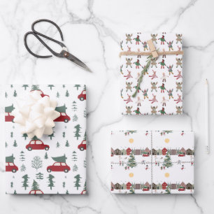 vacaciones felices nieve diversión envolver hojas