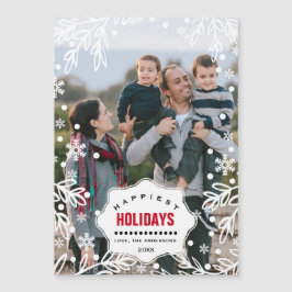 Vacaciones más felices. Tarjetas magnéticas de fot