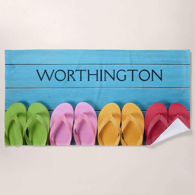 Vacaciones / Reunión / Usted Lo Nombra: Toalla de  (Anverso)