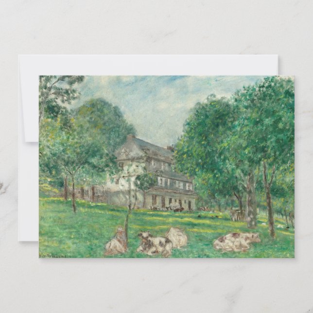 Vacas al mediodía | Frederick Carl Frieseke (Anverso)