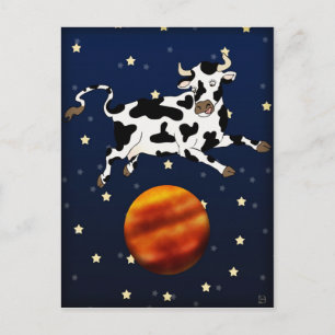 Vacas apuntan más alto, postal