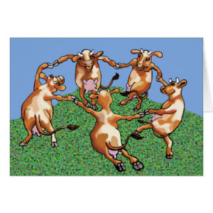 Vacas bailando de Mootisse