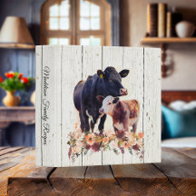 Vacas de Angus florales en Francia