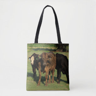 Vacas de Kansas en una bolsa de té pastura
