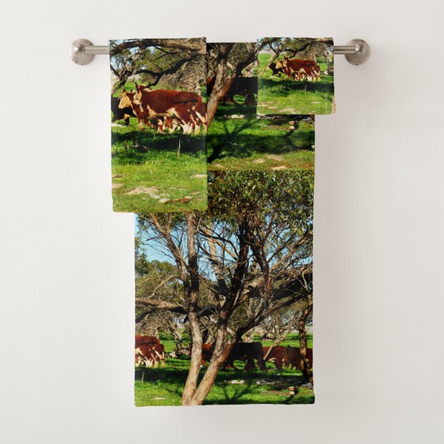 Vacas De La Gama, Toalla De Baño (In situ)