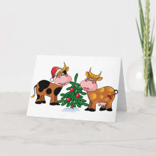 Vacas del navidad