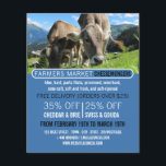 Vacas manchando, publicidad de Cheesemonger<br><div class="desc">Vacas Arañando,  Volantes De Publicidad De Cheesemonger Por La Tienda De Tarjetas De Negocios.</div>