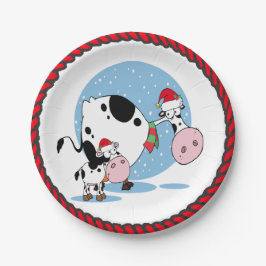 Vacas navidades Con Platos Fiestas De Sta.