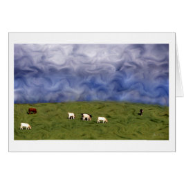 Vacas pacíficas: Tarjeta