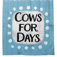 Vacas Por Días Cortina De Ducha