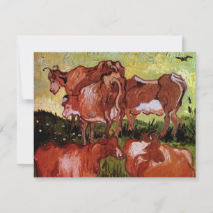 Vacas (según Jordaens) de Vincent van Gogh