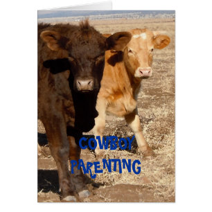 Vacas y pañales del bebé - Parenting del vaquero