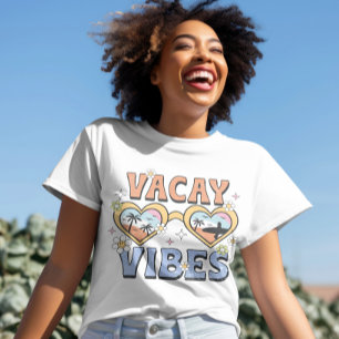 Vacay Vibes, camisetas de playa, vacaciones de ver