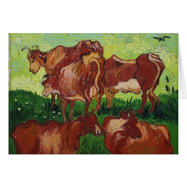 vaches Van Gogh de los les (Anverso (Horizontal))