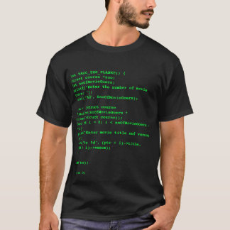 Vacía la camisa del planeta