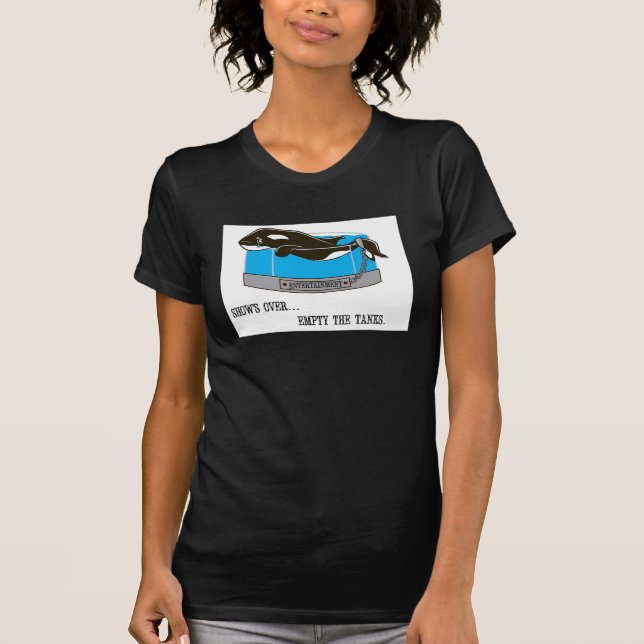 Vacie la camiseta de las mujeres de los tanques (Anverso)