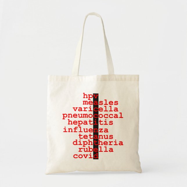 Vacunar la bolsa de algodón COVID #2 (Frente)