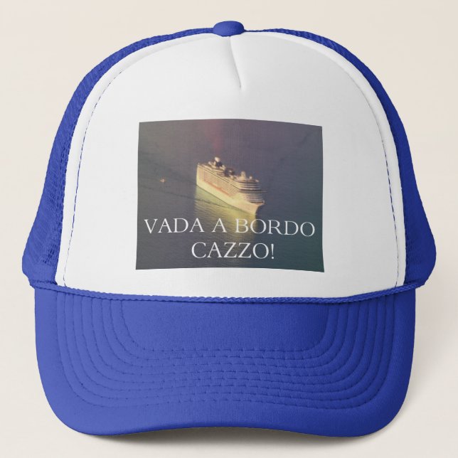 Vada a bordo de un gorra de crucero Cazzo (Anverso)