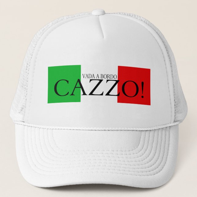 Vado a bordo de Cazzo gorra (Anverso)