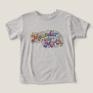 Vagar hacia la alegría – Diseño de camiseta de ser