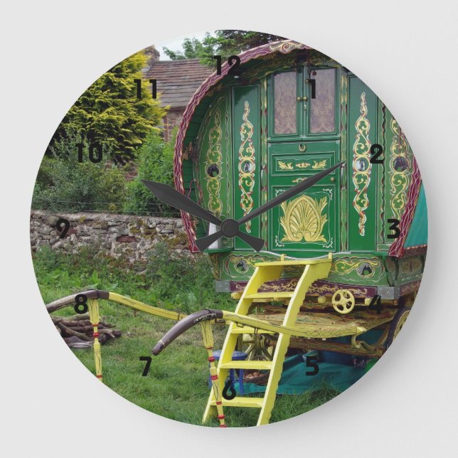 Vagón gitano gitano de bolera Gran Reloj (Anverso)