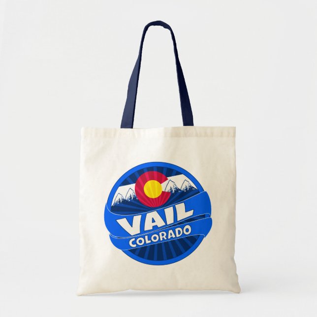 Vail Colorado, una bolsa de tote (Frente)