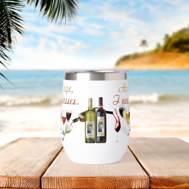 Vajilla de vino para beber de SlipperyJoe's juego  (Playa)