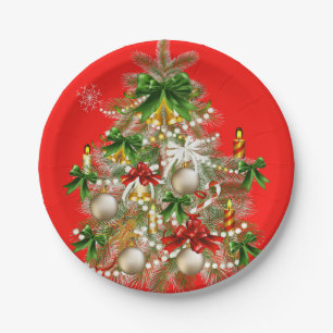 Vajilla del árbol de navidad