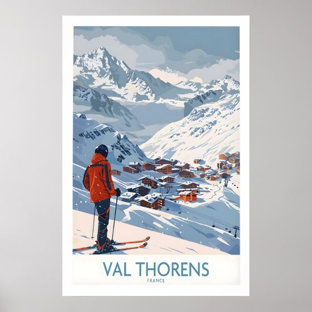 Val Thorens Francia Impresión 1 (Frente)