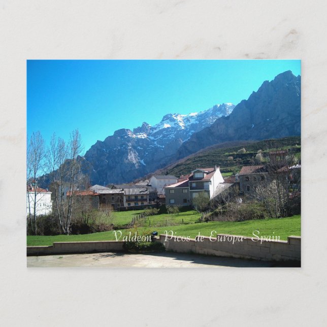 Valdeon - Picos de Europa - postal (Anverso)