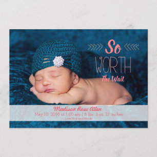 "Vale la pena esperar" adopción o anuncio de nacim