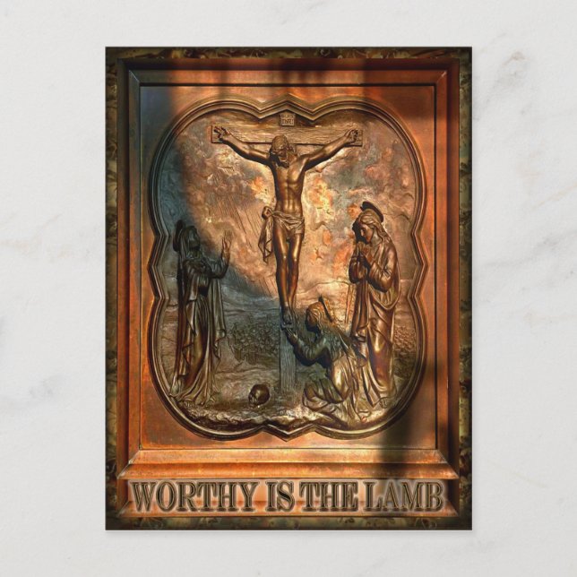 Vale la pena la postal del cordero (Anverso)