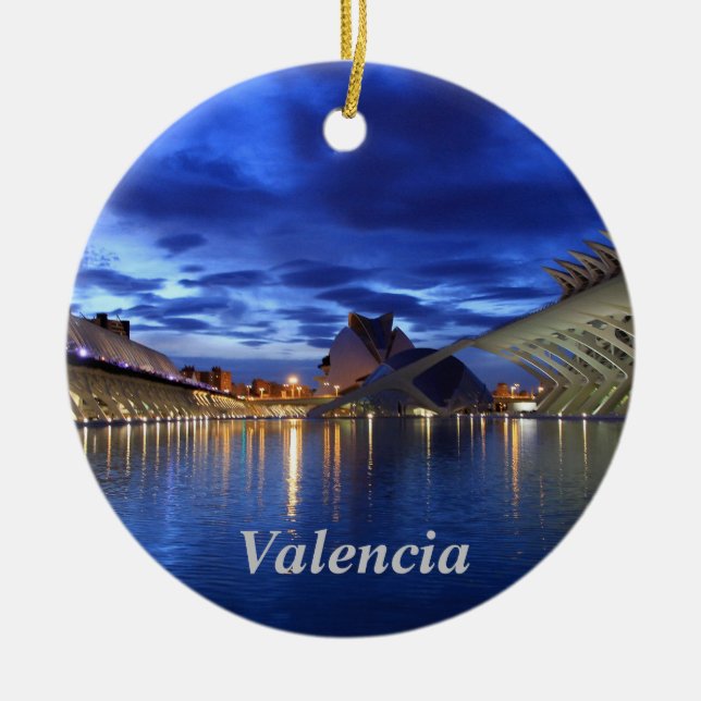 Valencia por el ornamento de la noche (Frente)