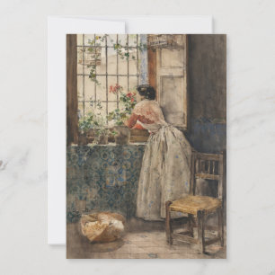 Valenciana a la reja   Joaquín Sorolla