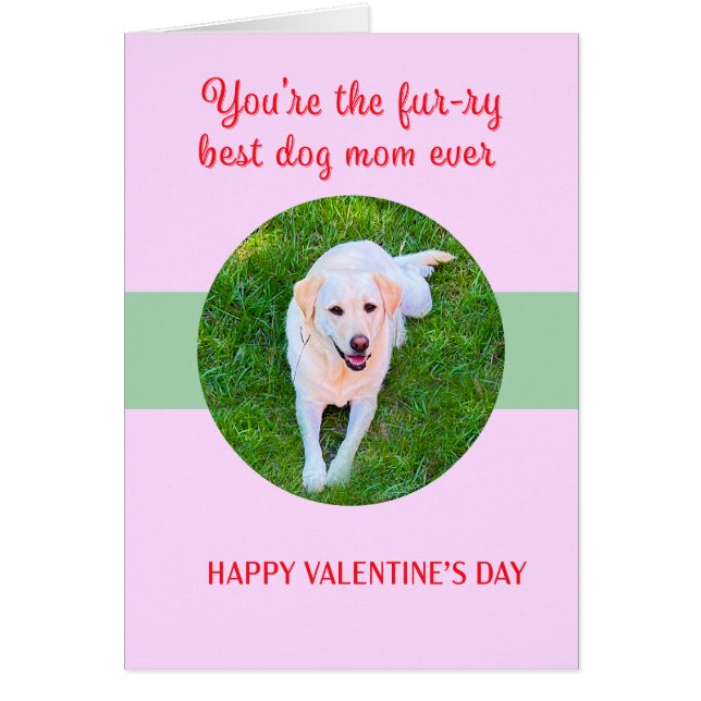 Valentine Best Dog Mom Love Cute (Frente)