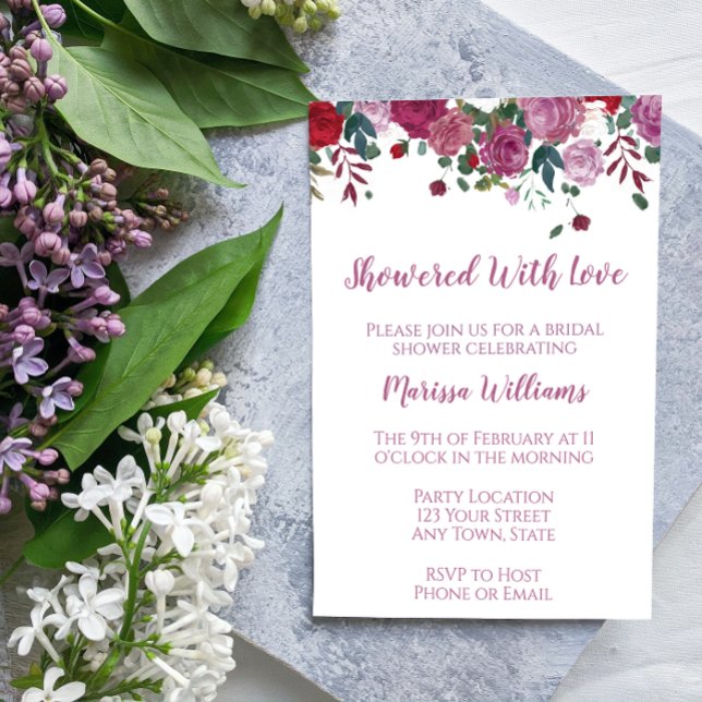 Valentine Bridal Shower Invitación (Subido por el creador)