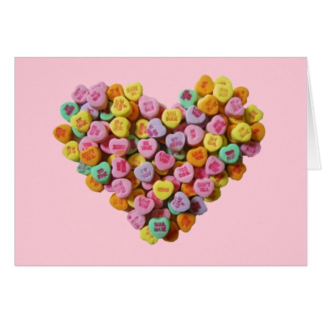 Valentine Candy Hearts Heart (Anverso (Horizontal))