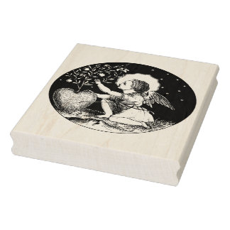 Valentine Cherub Angel Cupido con sello cardíaco