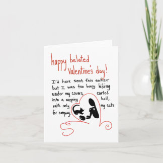 Valentine de honor (gatos): tarjetas