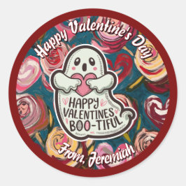 Valentine Ghost Pegatina