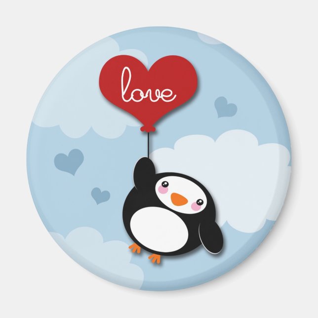 Valentine PENGUIN - imán (Frente)