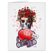 Valentine Skull Love