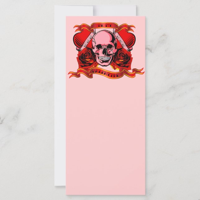 Valentine Tattoo Skull Hearts (Anverso)