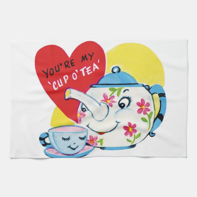 valentines ama toalla de mano de cocina (Horizontal)