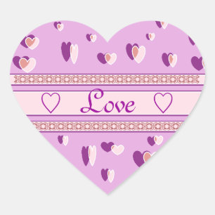 Valentines LOVE PEGATINAS