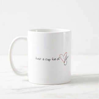 Valentines mug: "Sólo una taza de amor"