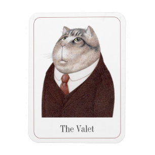 VALET CAT 3x4 Imán flexible + Texto II